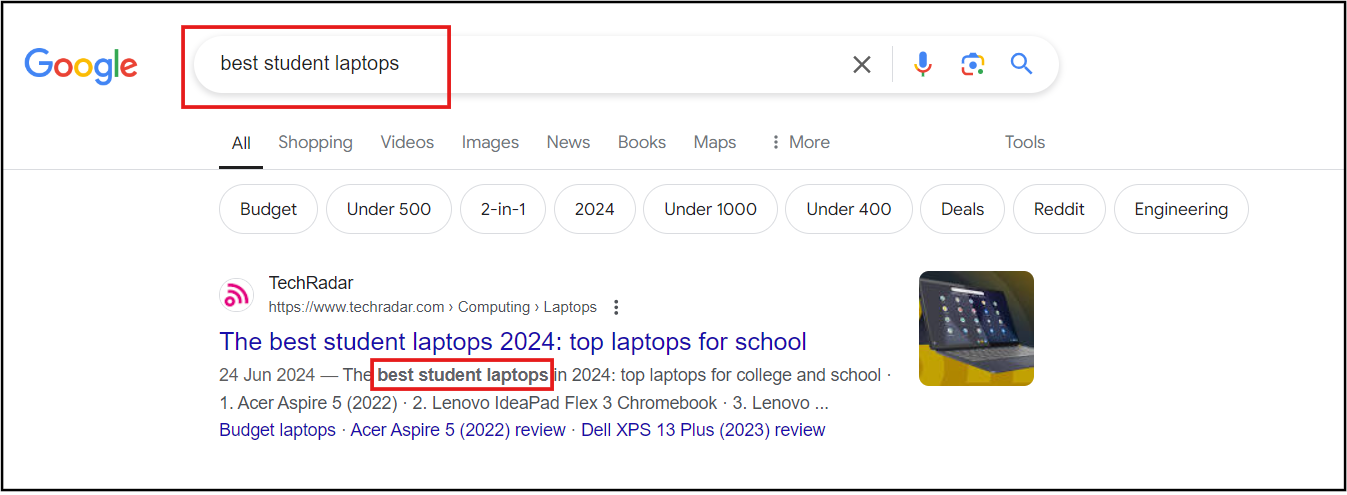 Meta description with a primary keyword