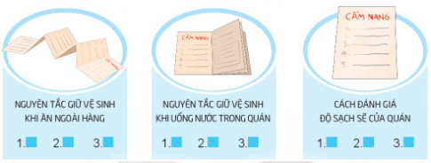 TUẦN 24ĂN UỐNG NGOÀI HÀNG QUÁN1. Khảo sát về thói quen ăn uống của gia đình.- Lập nhóm nhà báo và phân công người phỏng vấn, người ghi chép…- Mỗi nhóm nhà báo khảo sát một tổ.- Đưa ra nhận xét về thói quen ăn uống của các gia đình.Giải nhanh: Học sinh tự khảo sát2. Thảo luận về chủ đề  Ăn ở nhà hàng hay ăn ở nhà?