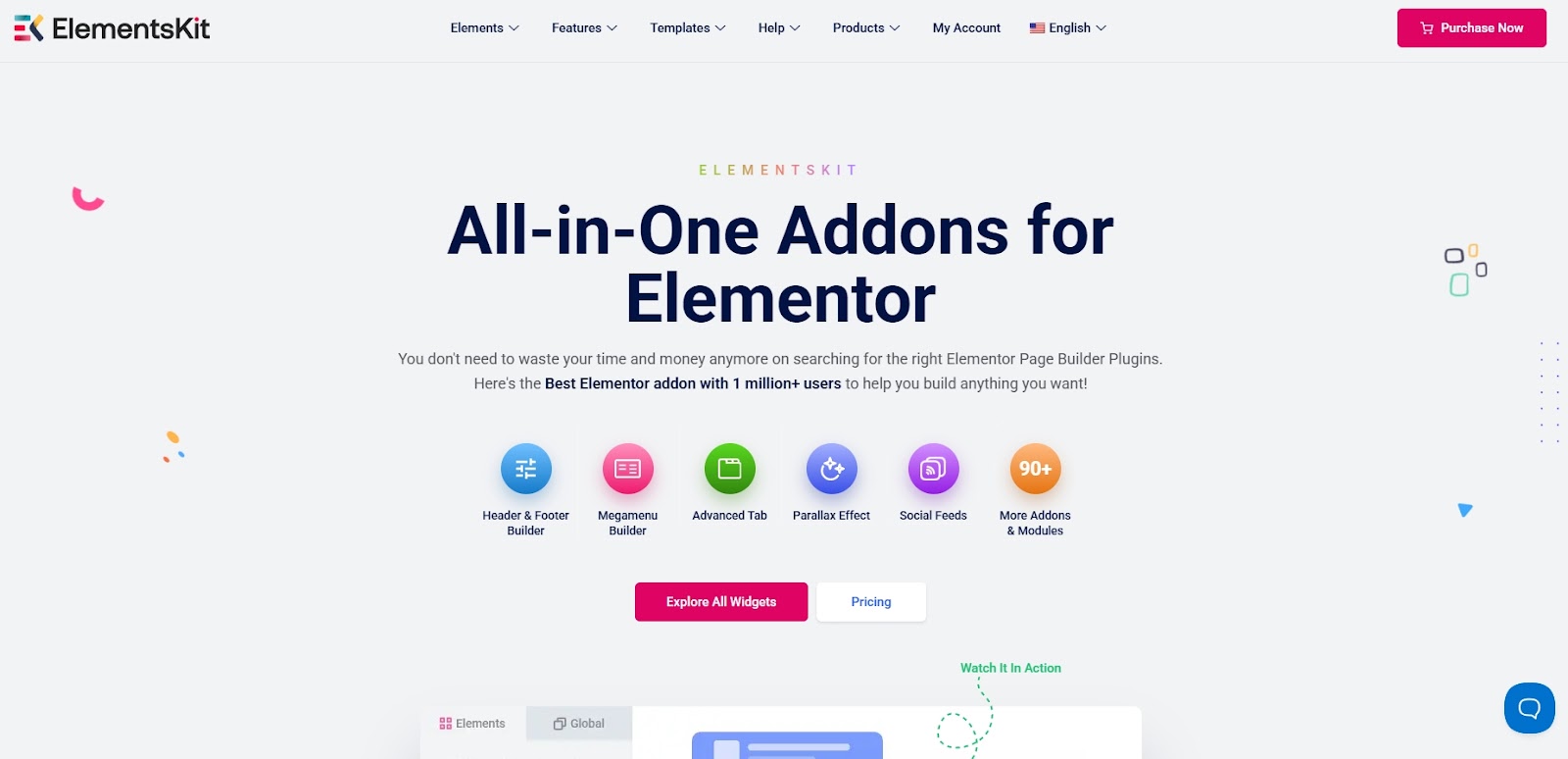 ElementsKit homepage