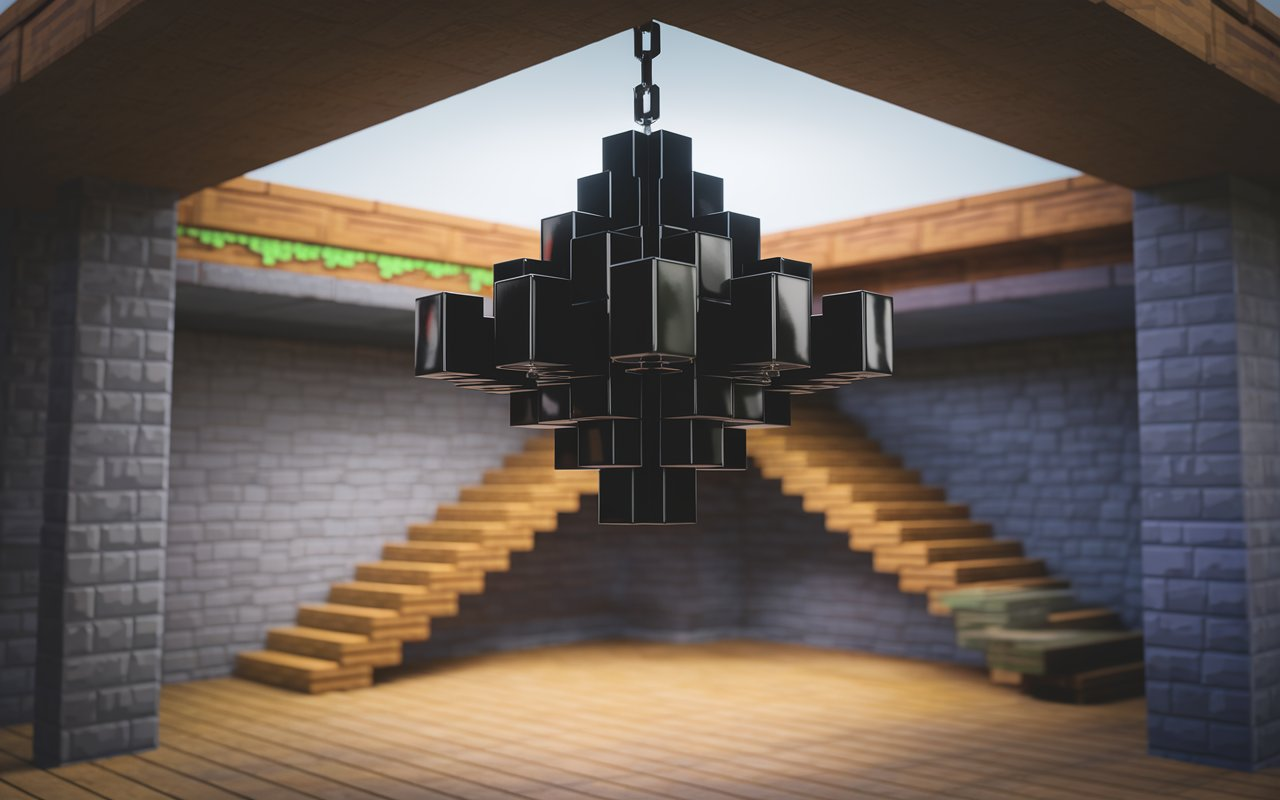 Black Chandelier Minecraft