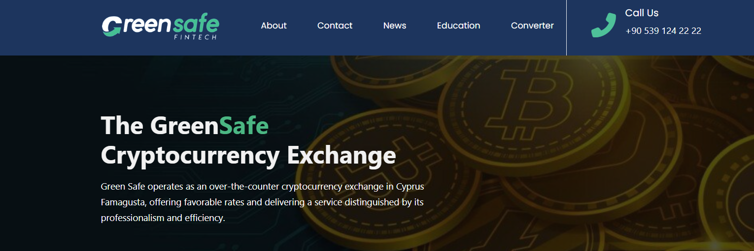 GreenSafe homepage
