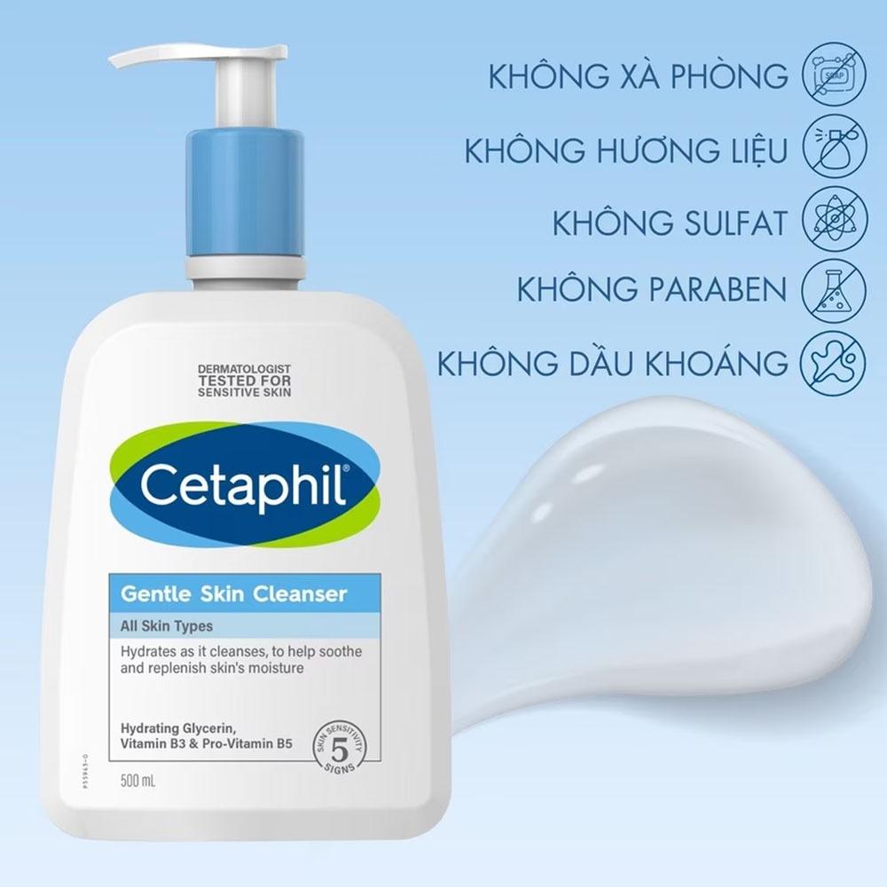 Cetaphil Gentle Skin Cleanser là lựa chọn tuyệt vời dành cho làn da nhạy cảm