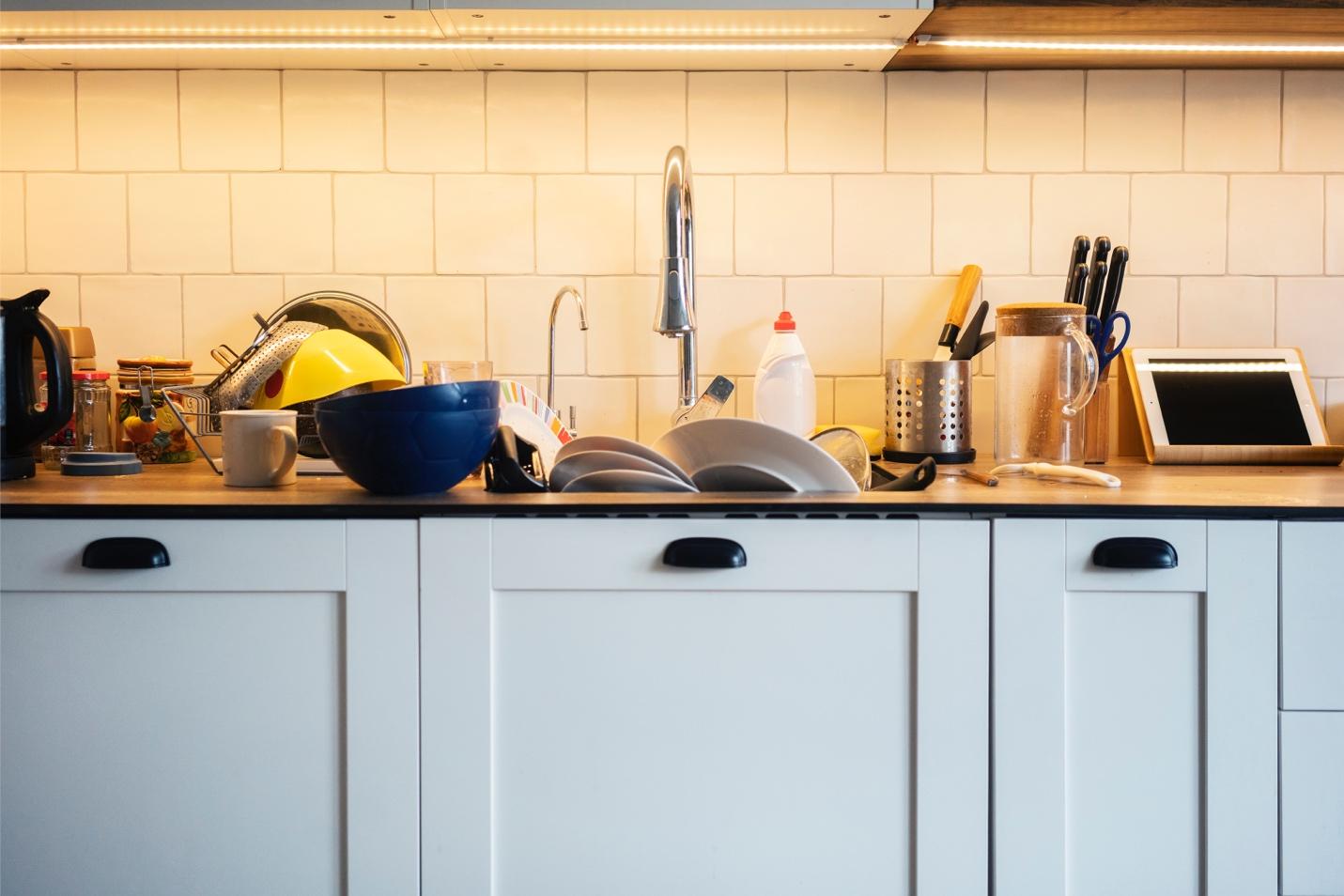 Messy kitchen