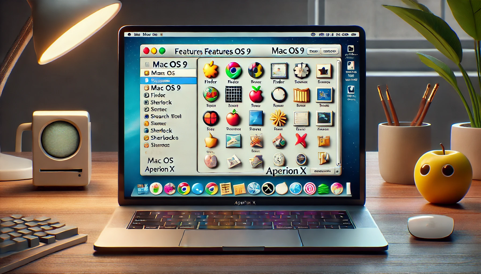 run mac 0s 9 in browser with aperion x
