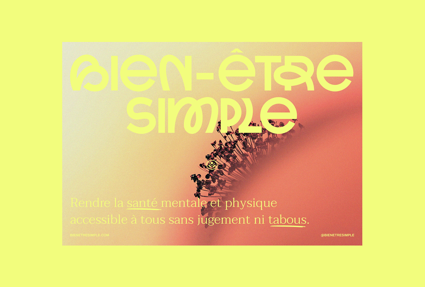 Image from the Bien-Être Simple’s Vibrant Branding and Web Design by Impulso article on Abduzeedo