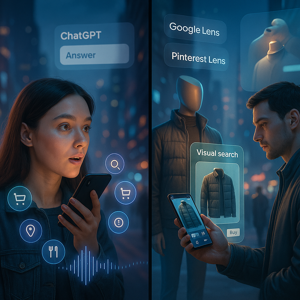 voice search and visual search