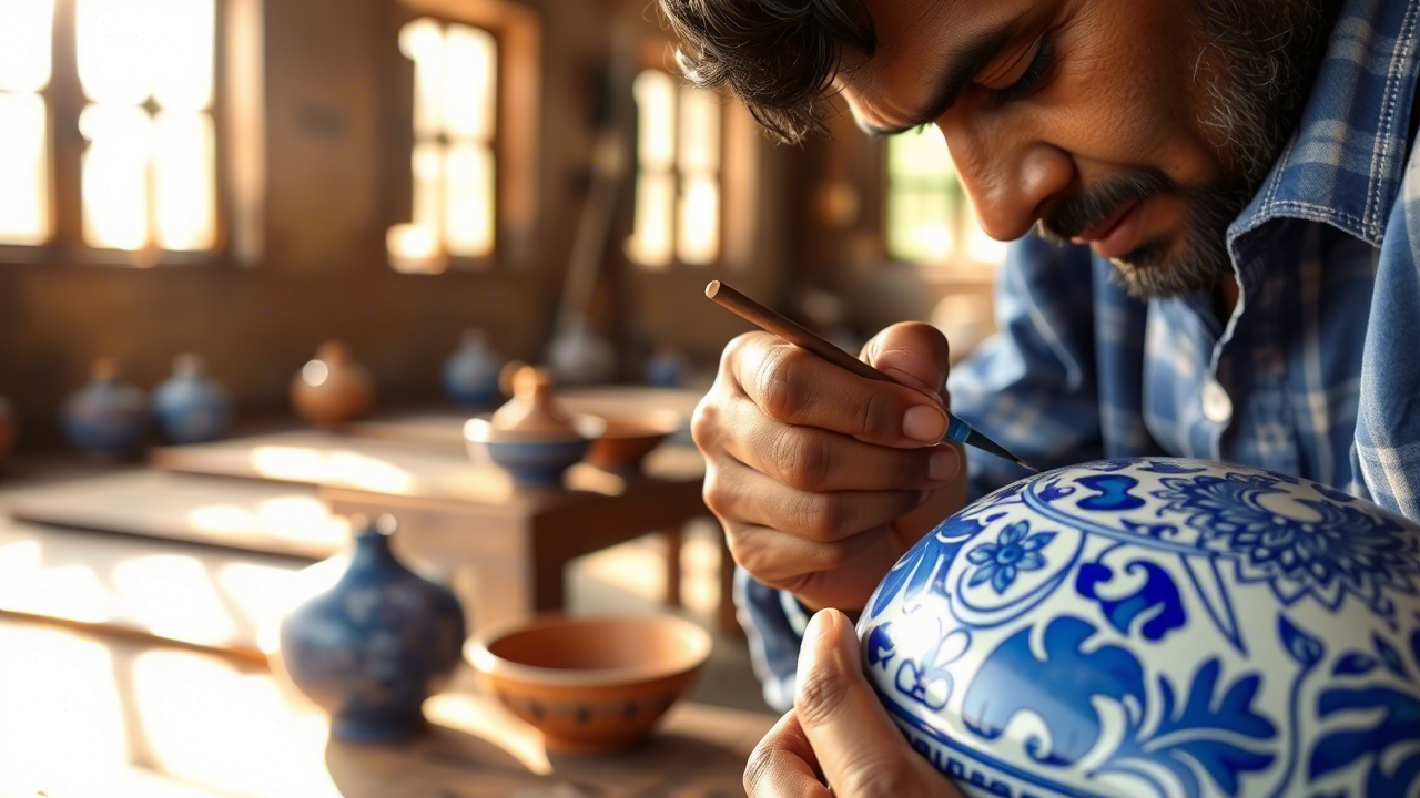 Multani Blue Pottery