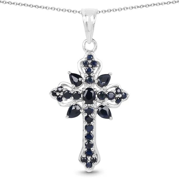 10 New Celebrity-Inspired Cross Pendant Gemstone Necklaces You’ll Love - Fine Color Jewels