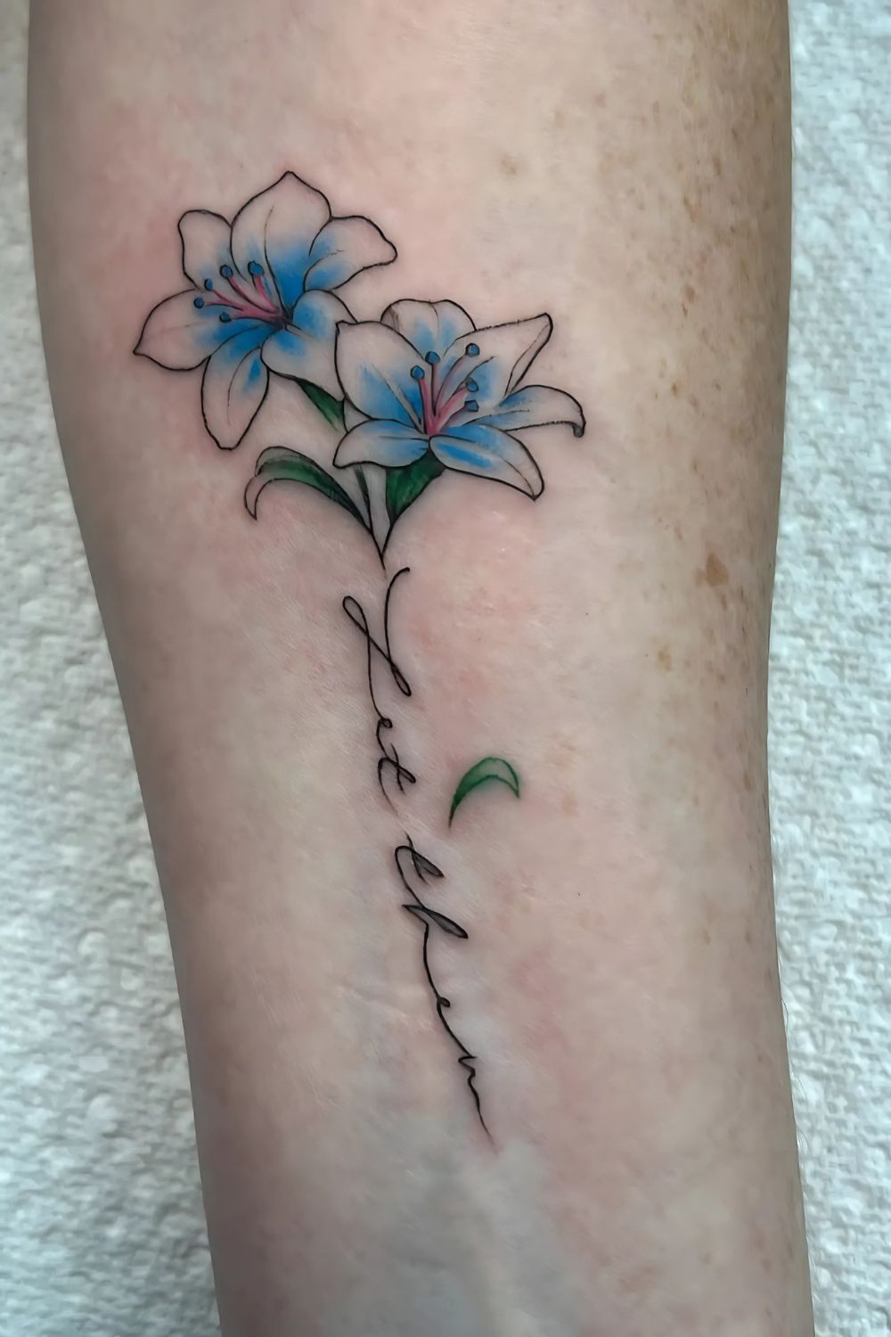 Let Them Birth Flower Tattoos