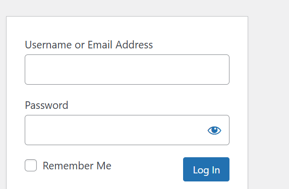 a screenshot of login page with log in button