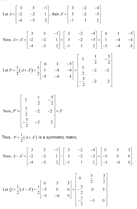 NCERT Solutions for Class 12 Math Chapter 3 - Matrices /image123.png