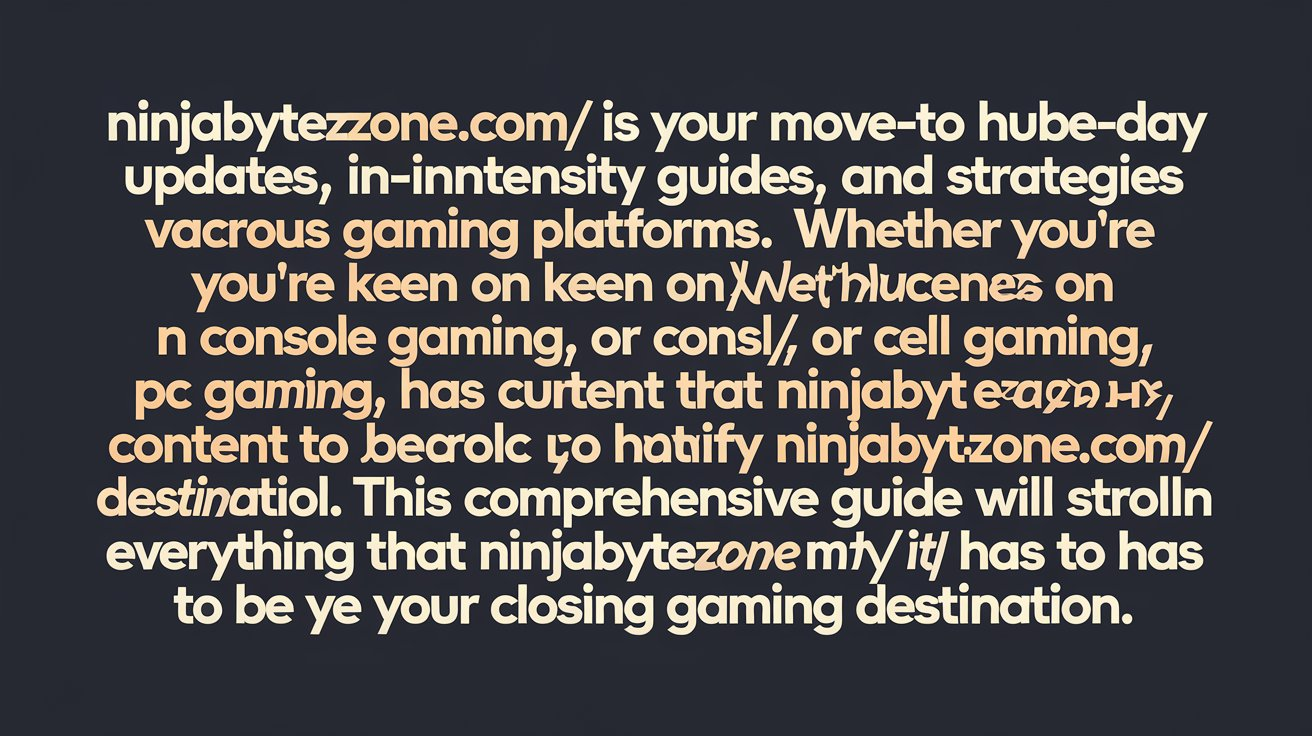 Ninjabytezone.com/