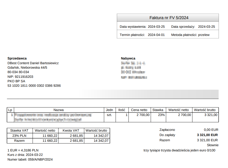 Metoda SUKCES oferta