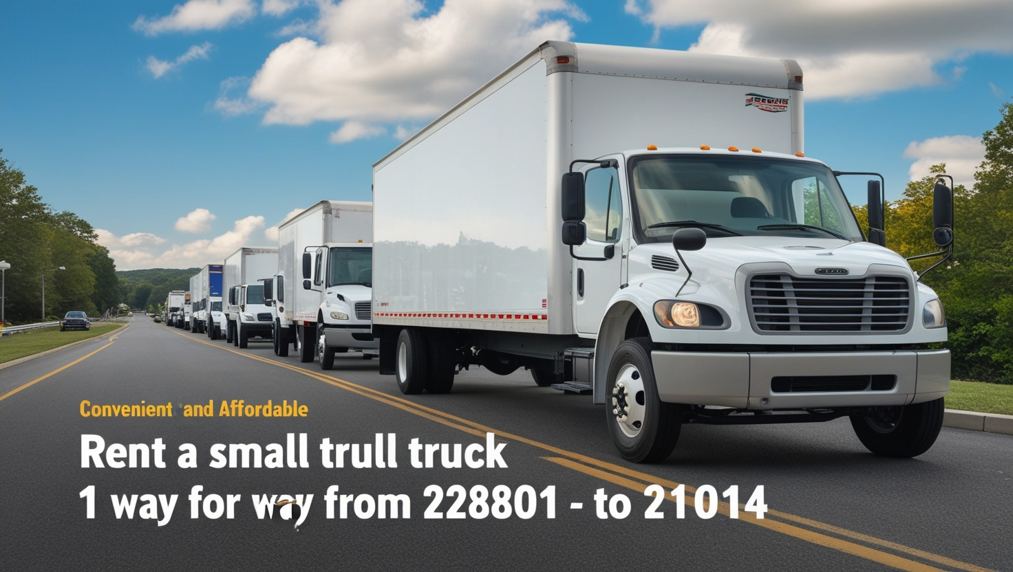 Rent a Small Truck 1 Way from 22801 to 21014