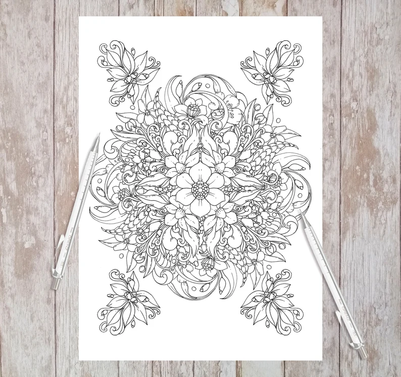 coloring pages for adults pdf
