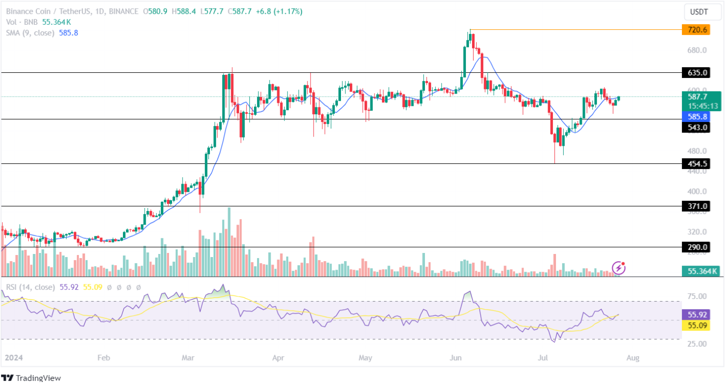 Binance Price Analysis