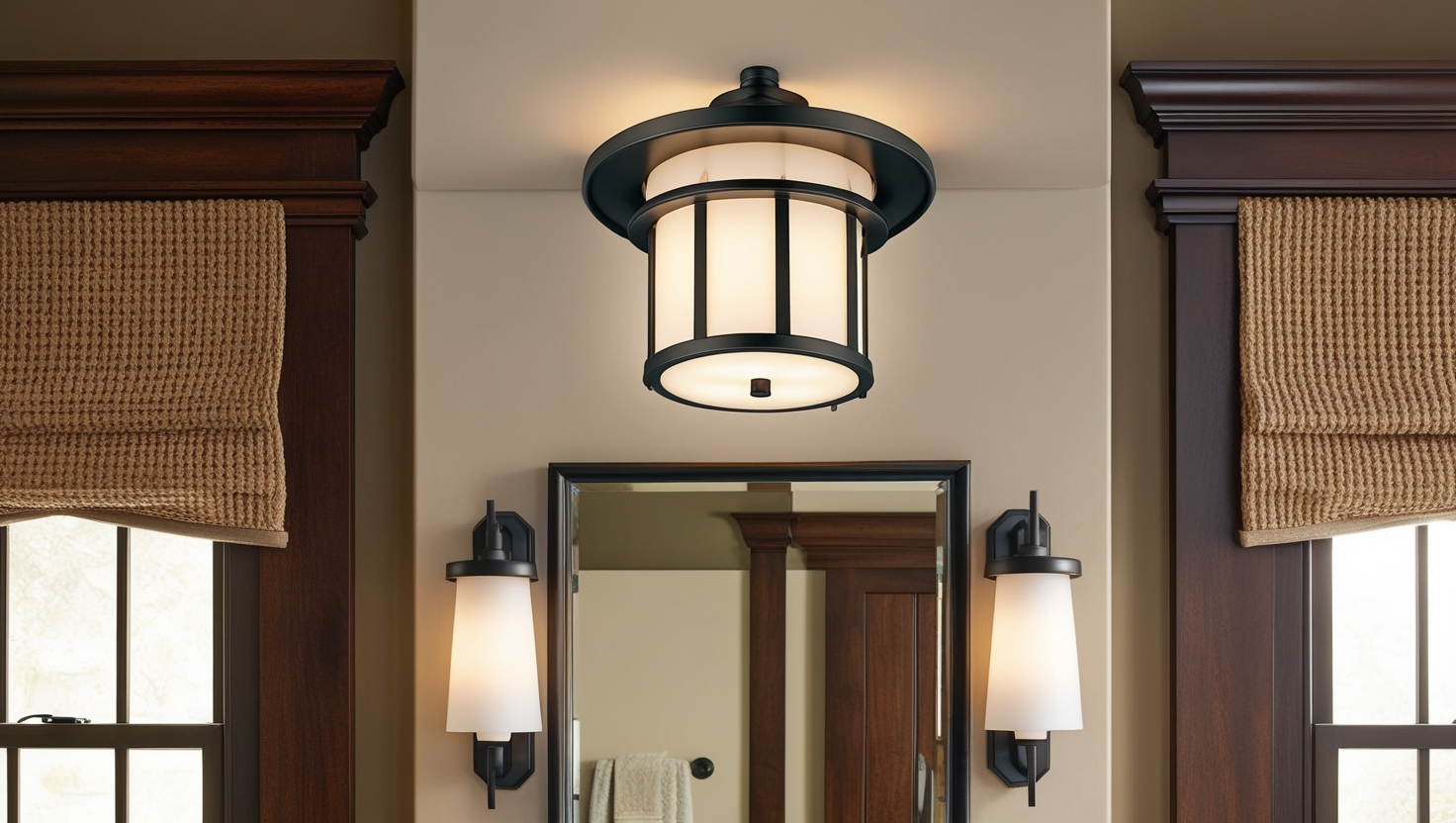 Meydena Craftsman Bathroom Light Fixture