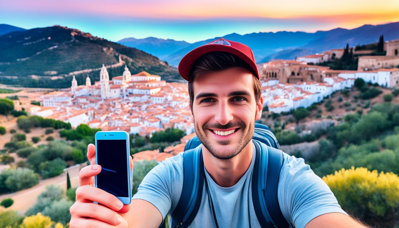 solo travel Spain social media