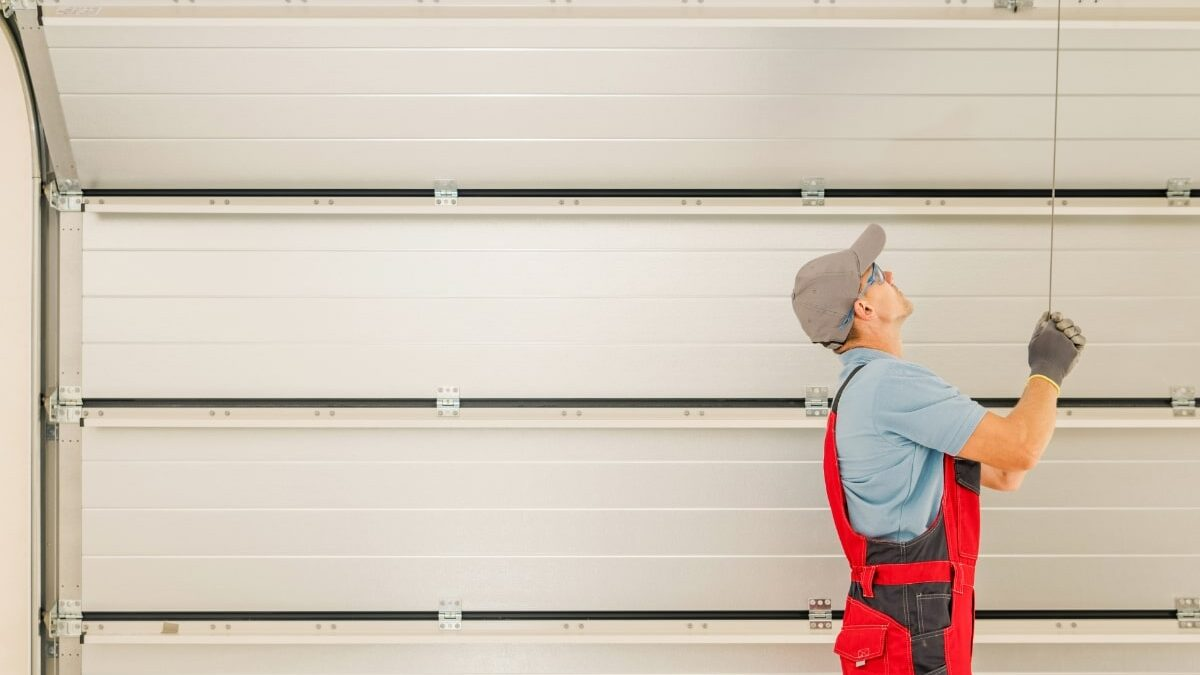 open garage door manually from outside