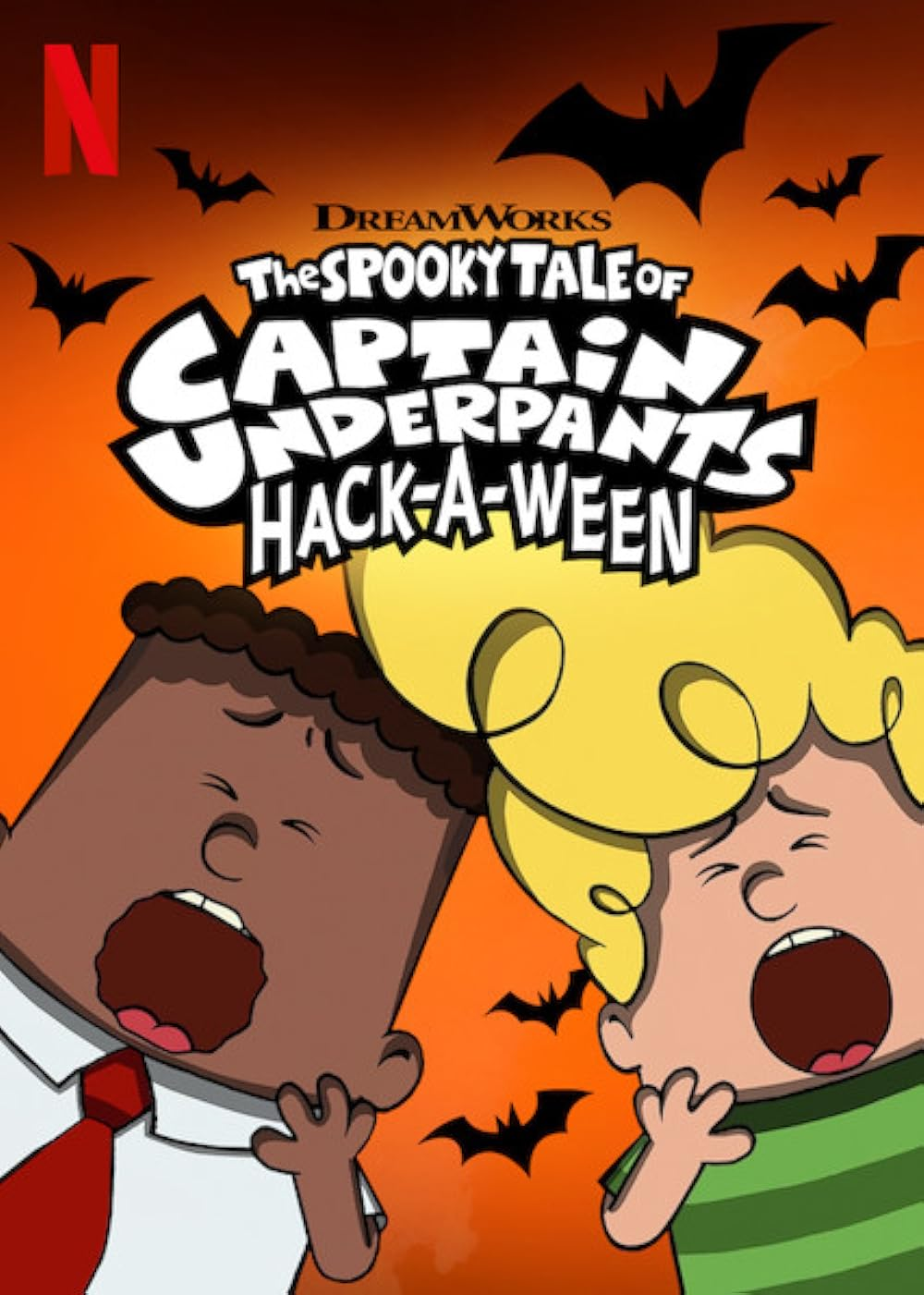 The Spooky Tale Of Captain Underpants Hack-a-ween- Family horror movies on netflix