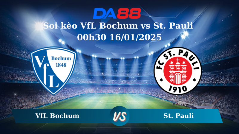 Soi kèo VfL Bochum vs St Pauli 00h30 16/01/2025