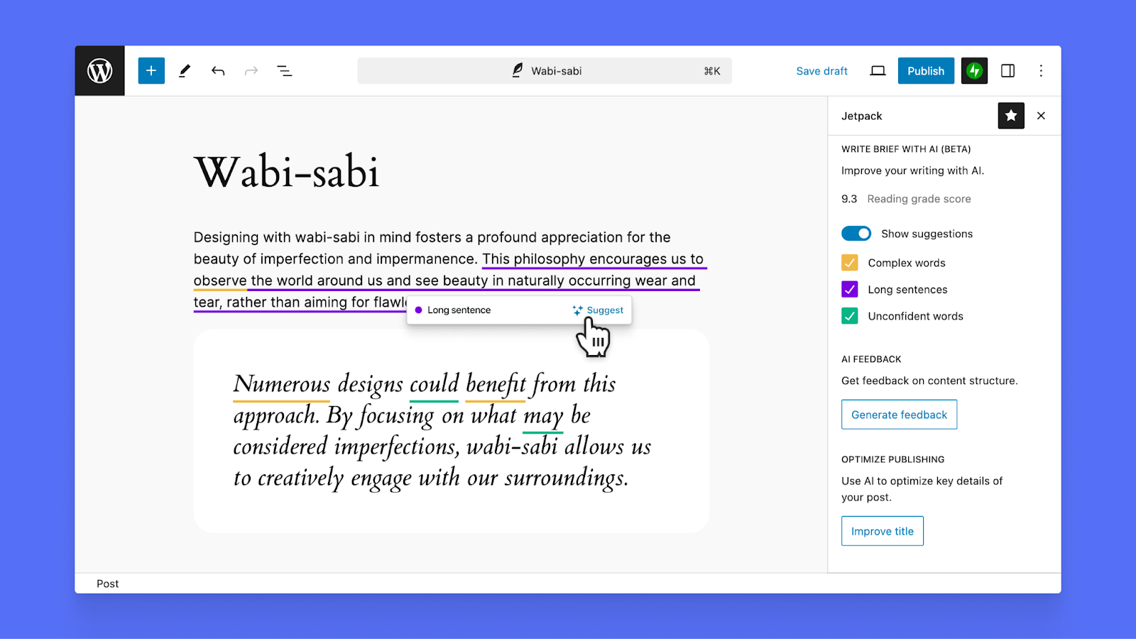 Для WordPress запустили ШІ-інструмент, який робить публікації більш читабельними та лаконічними
