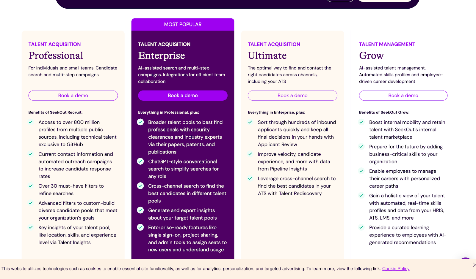 seekout pricing