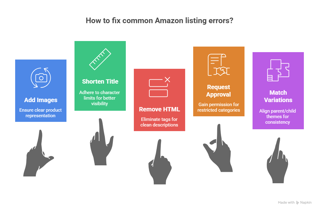 Common Amazon Listing Errors And How To Resolve Them