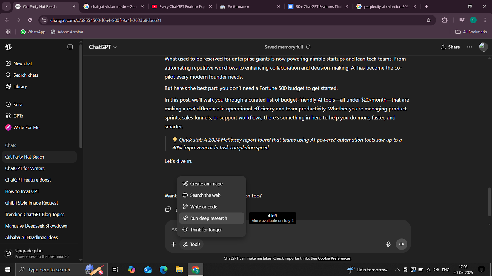 chatgpt deep research mode