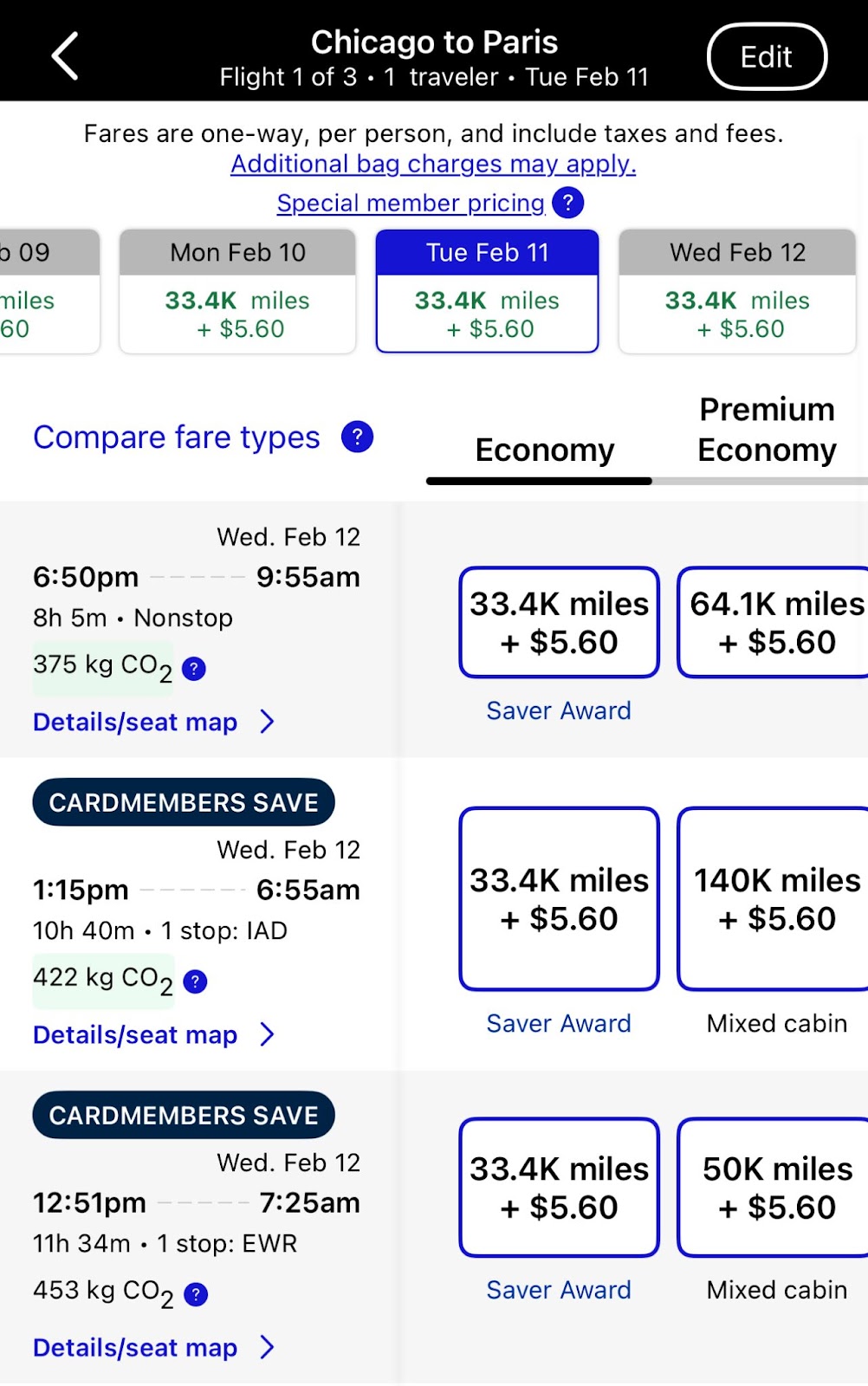 selecting your first flight on United