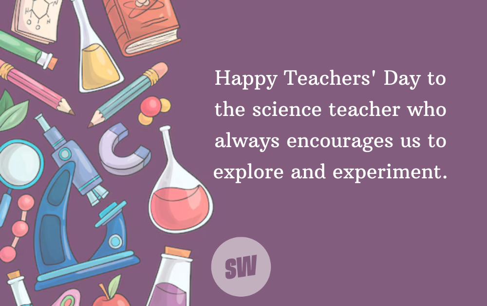 teachers day wishes for science teache