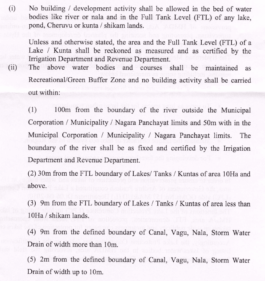 Hydra Hyderabad Phase 1: Demolition List with FTL and Buffer Zone Protection Measures