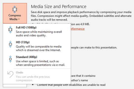 Media Size and Performance 2