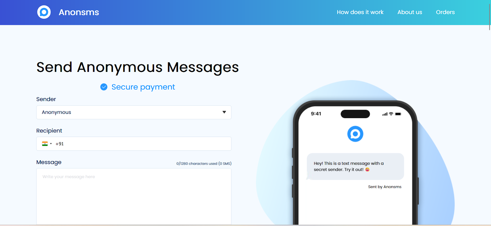 anonymous message platform