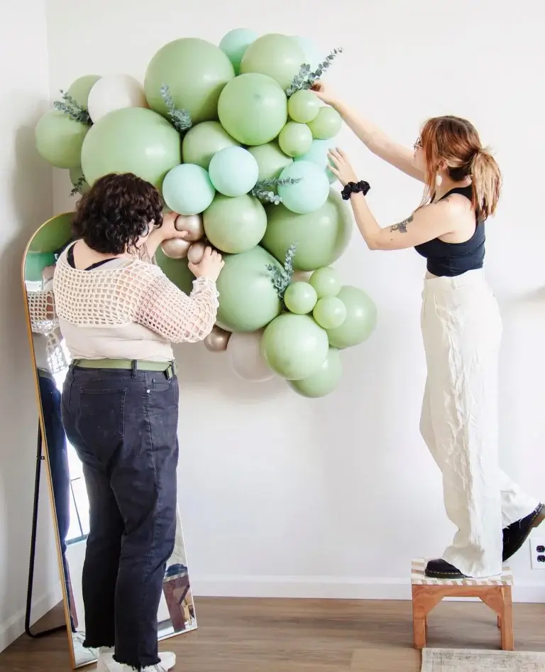 Organic Balloon Cluster by Party on Butlerin Pittsburgh