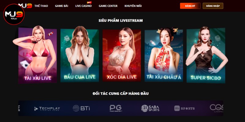 Nhà cái Mu9 là sân chơi giải trí quen thuộc của các bet thủ