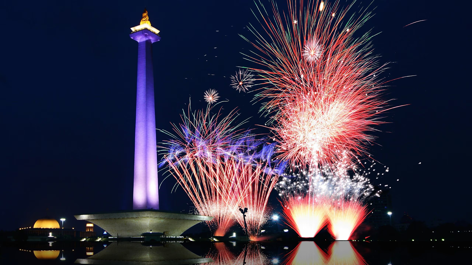 best places in indonesia to celebrate new year for tourists national monument jakarta