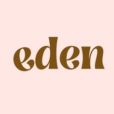 This contain the logo eden.