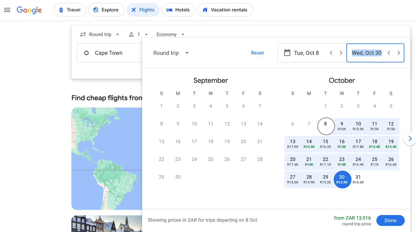 google flights