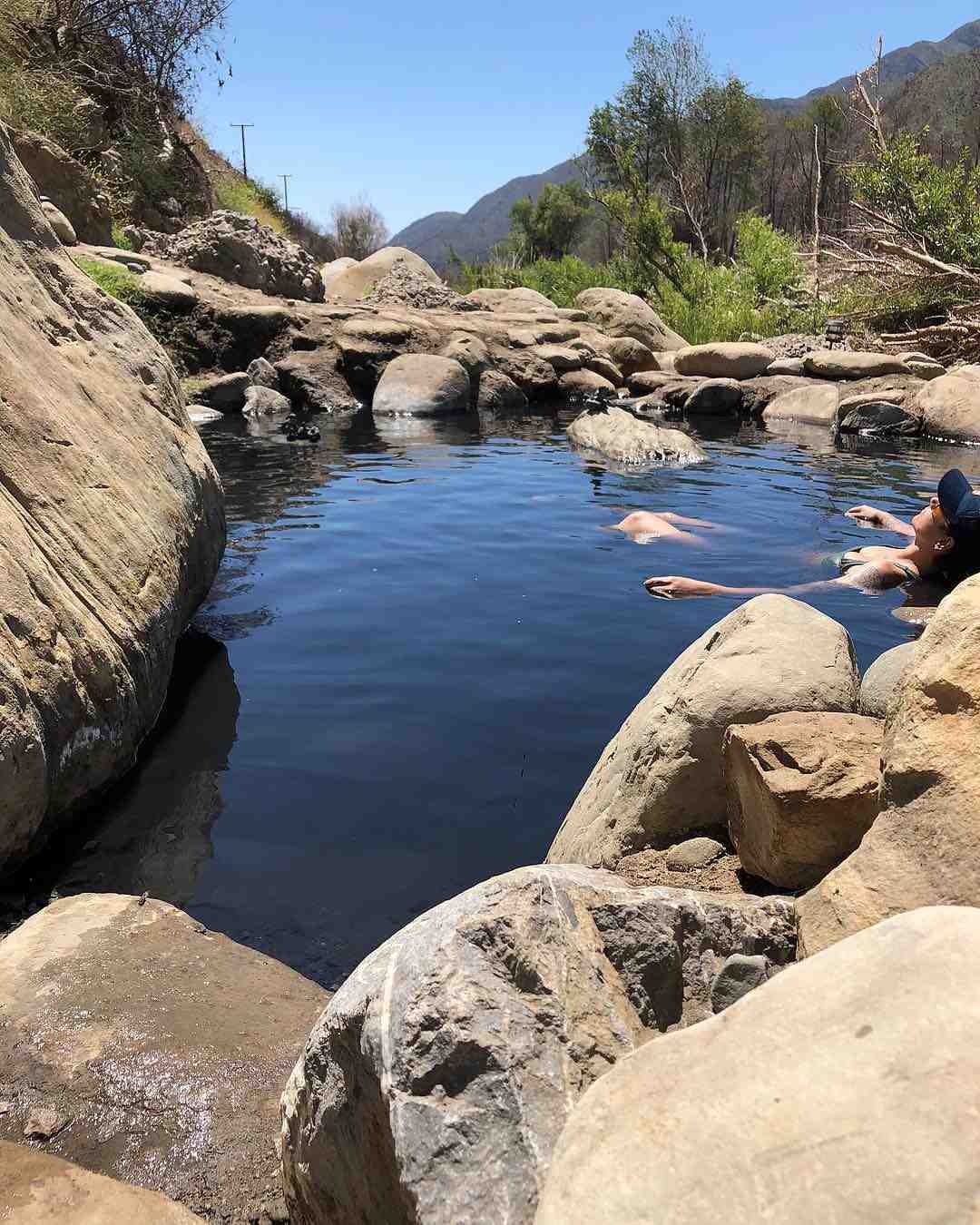 Ojai Hot Springs - Natural Stone Pools with Varying Temperatures