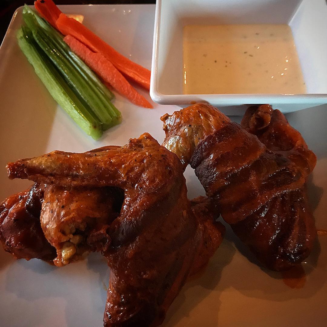 Bacon-wrapped Chicken Wings