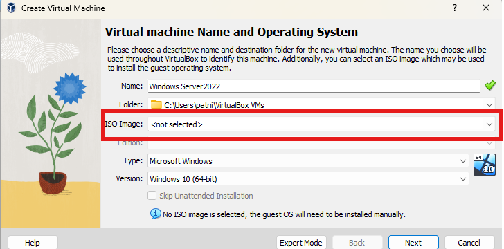 How to Download and Install Windows Server 2022 on VirtualBox