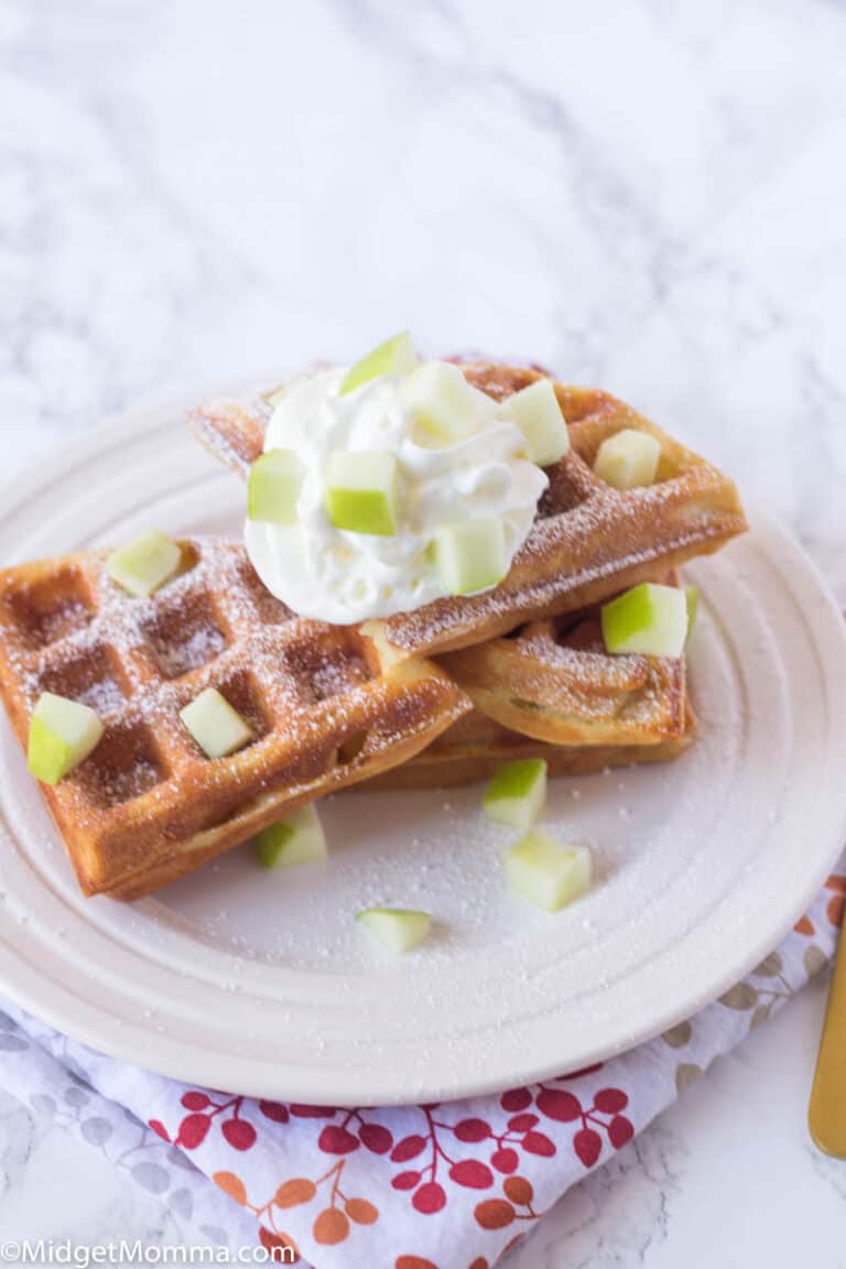 Apple waffles recipe