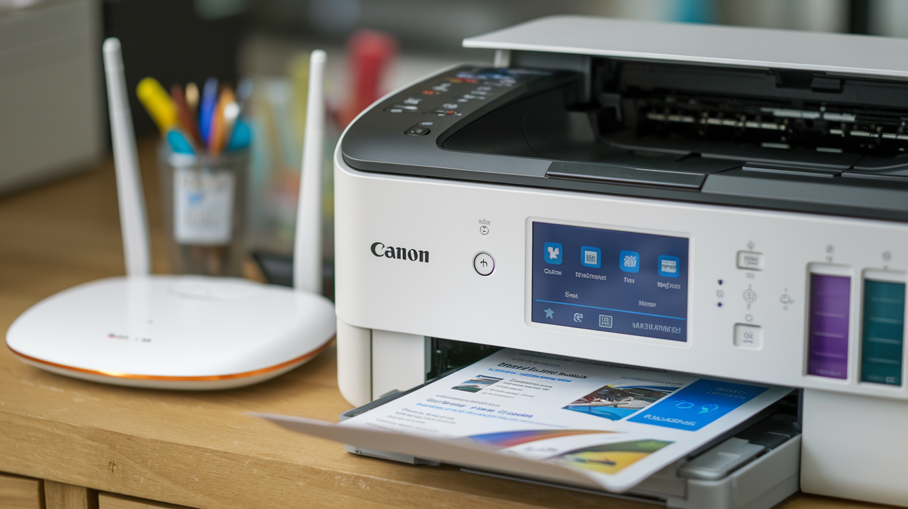 How to connect printer to wifi cannon color imageclass rfb44cd4