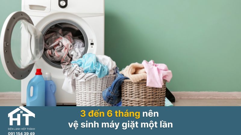 Nên vệ sinh máy giặt thường xuyên để đảm bảo sức khoẻ 