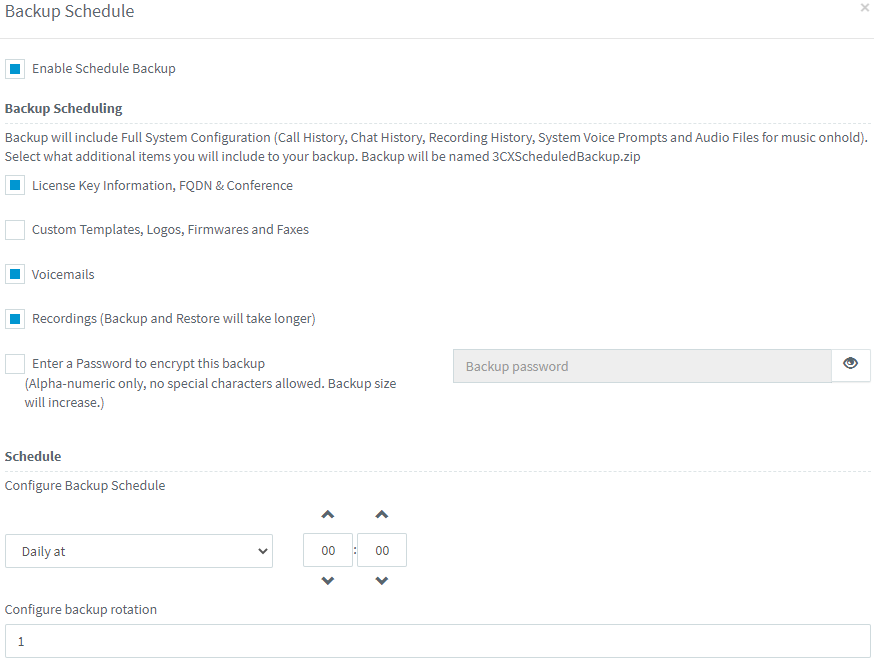Advanced features for dedicated 3CX systems | Admin Guide