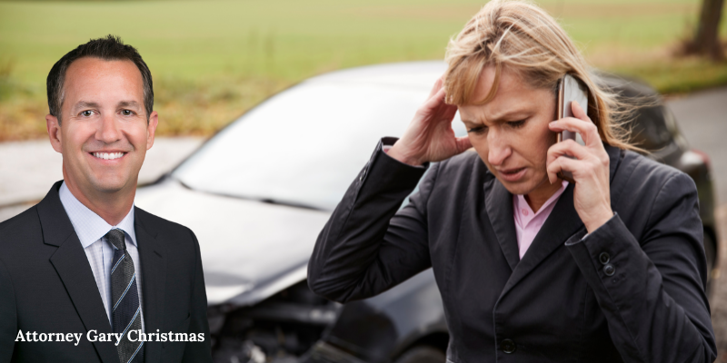 Attorney Gary Christmas in front of a South Carolina Hit and Run accident