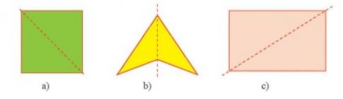 A yellow triangle with a black line

Description automatically generated