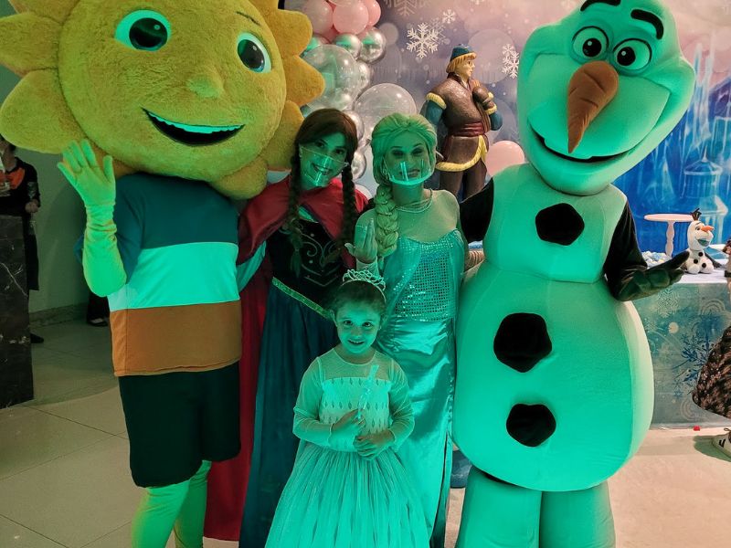 festa frozen de luxo o que é