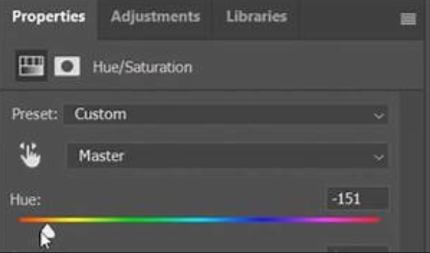 hue/saturation photoshop